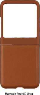 HIGAR Flip Cover for Motorola Razr 50 Ultra, Arificial Leather With Polycarbonate Hard Flip Case