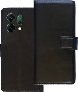 SUPER-ME Flip Cover for OPPO RENO 14 5G | Heavy Magnet | Scratch-Free Vegan Leather | 3 Pockets | Best Fit