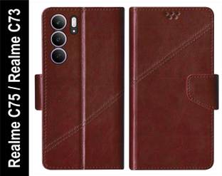 SBMS Flip Cover for Realme C75 5G / Realme C73 5G Back Cover Case with Magnatic Closure