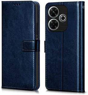 WOW Imagine Flip Cover for Redmi 13 5G | POCO M6 Plus 5G (Flexible | Leather Finish)