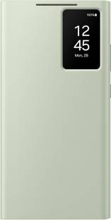 Midkart Flip Cover for Samsung Galaxy S24 Ultra Window View Flip Case with Auto Sensor
