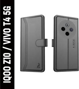 AIBEX Flip Cover for Vivo T4 5G / iQOO Z10 5G |Premium Leather Finish | Magnetic Closure | Kickstand Feature
