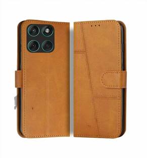 FoneShield Flip Cover for Motorola Edge 60 5G / Motorola Edge 60 Fusion 5G, |Premium Leather| Built-in Stand|Slots