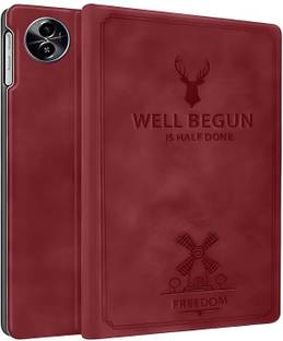 Proelite Flip Cover for Realme Pad 2 Lite 10.95 inch Cover Case, Deer Flip case Cover