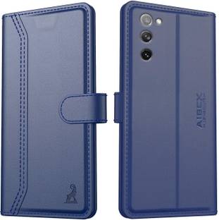 AIBEX Flip Cover for Samsung Galaxy S20 Fe|Premium Leather Finish | Magnetic Closure | Kickstand Feature
