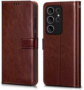 WOW Imagine Flip Cover for Samsung Galaxy S22 Ultra 5G Card Pockets Wallet & Stand