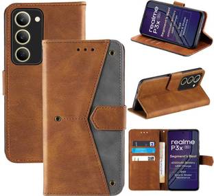 Aaghosh Flip Cover for Realme P3x 5G, Realme Narzo 80x 5G