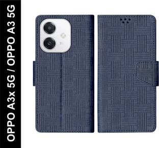 SBMS Flip Cover for OPPO A3x 5G / OPPO A3 5G Back Cover Case with Magnatic Closure | Card & Money Pocket