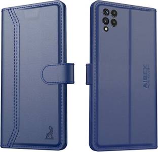 AIBEX Flip Cover for Samsung Galaxy A22 5G|Premium Leather Finish | Magnetic Closure | Kickstand Feature