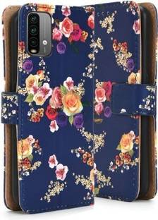 Aarov Flip Cover for Mi Redmi 9 Power, Redmi 9 Power Designer Flip Cover