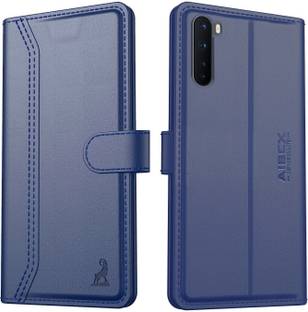 AIBEX Flip Cover for OnePlus Nord|Premium Leather Finish | Magnetic Closure | Kickstand Feature | Shockproof