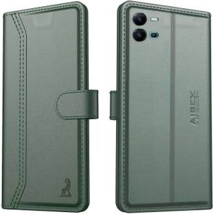 AIBEX Flip Cover for Vivo V25 5G| Premium Leather Finish | Magnetic Closure | Kickstand Feature | Shockproof