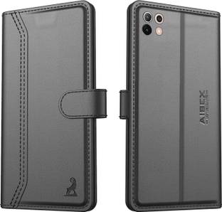 AIBEX Flip Cover for Redmi 11 Lite NE 5G / Redmi 11 Lite 5G| Premium Leather Finish | Magnetic Closure