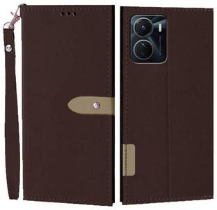 Krofty Flip Cover for Vivo Y16