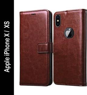 Casotec Flip Cover for Apple iPhone X, Apple iPhone XS