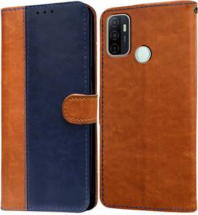 Casotec Flip Cover for Oppo A53, Oppo A33 (2020)