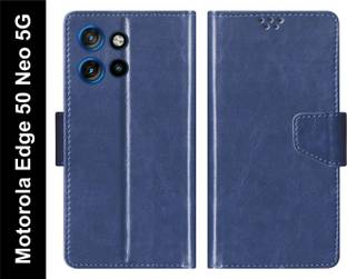 SBMS Flip Cover for Motorola Moto Edge 50 Neo 5G Back Cover Case with Magnatic Closure