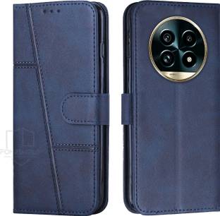 FoneShield Flip Cover for Realme 14 Pro Lite / Realme 13 Pro 5G / Realme 13 Pro Plus 5G, |Premium Leather|Stand