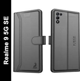 AIBEX Flip Cover for Realme 9 5G SE|Premium Leather Finish | Magnetic Closure | Kickstand Feature | Shockproof