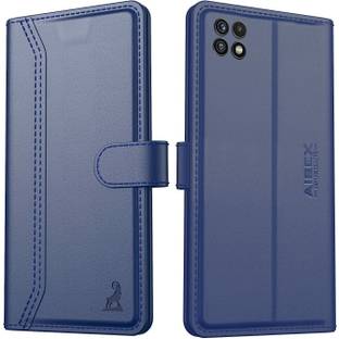 AIBEX Flip Cover for Realme Narzo 50 / Realme 8i| Premium Leather Finish | Magnetic Closure | Kickstand Feature