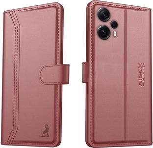 AIBEX Flip Cover for Poco F5 5G|Premium Leather Finish | Magnetic Closure | Kickstand Feature | Shockproof