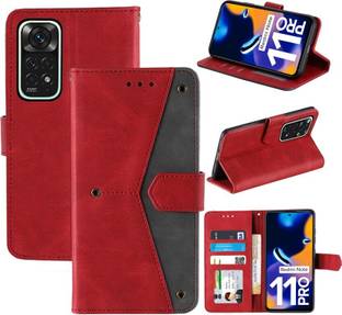 Aarov Flip Cover for Redmi Note 11 PRO Plus 5G, 2201116SI, 2201116SI/UJ