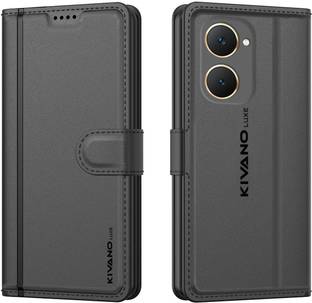 KIVANO LUXE Flip Cover for iQOO Z9 Lite / Vivo Y28S 5G / Vivo T3 Lite / Vivo Y18 / Vivo Y18e / Vivo Y18i / Vivo Y18t