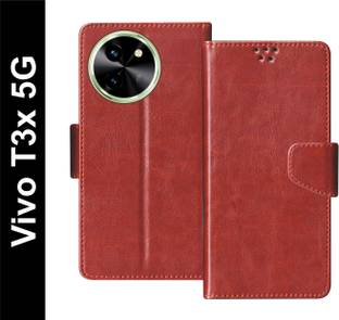 SBMS Flip Cover for Vivo T3x 5G