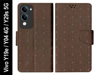 SBMS Flip Cover for Vivo Y19e / Vivo Y04 4G / Vivo Y29s 5G Back Cover Case