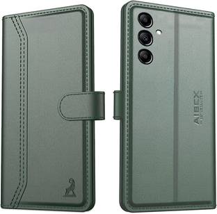AIBEX Flip Cover for Samsung Galaxy F34 5G / Samsung Galaxy M34 5G| Premium Leather Finish | Magnetic Closure