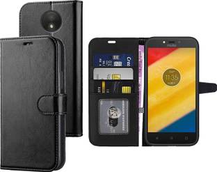 Digilett Flip Cover for Motorola Moto C Plus