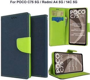 Carnage Flip Cover for POCO C75 5G, POCO M7 5G, REDMI A4 5G, Redmi 14C 5G