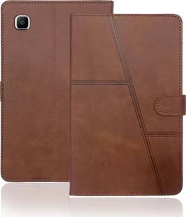 SUPER-ME Flip Cover for SAMSUNG GALAXY A7 LITE TABLET FLIP COVER | Magnetic Closure | Stand Holder