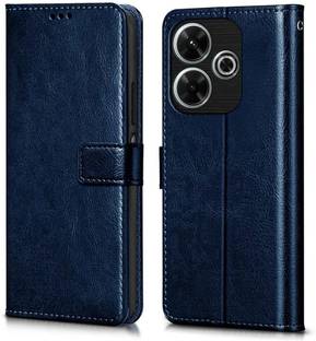 WOW Imagine Flip Cover for Mi Redmi 13 5G | Poco M6 Plus 5G Card Pockets Wallet & Stand