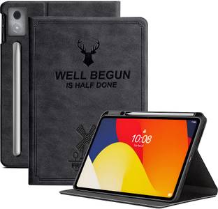 Proelite Flip Cover for Moto Pad 60 Pro 12.7 inch 2025 Cover, Deer Smart Flip Case cover Tablet with Pen holder