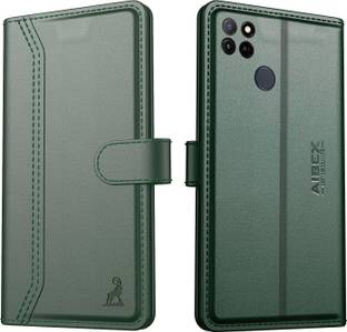 AIBEX Flip Cover for Realme C11Y / Realme C21Y / Realme C25Y|Premium Leather Finish | Magnetic Closure