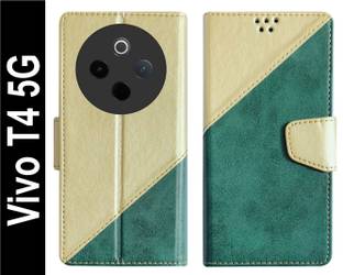 SBMS Flip Cover for Vivo T4 5G Back Cover Case with Magnatic Closure