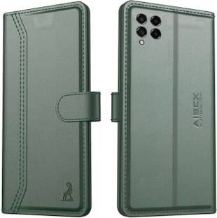 AIBEX Flip Cover for Samsung Galaxy M53 5G|Premium Leather Finish | Magnetic Closure | Kickstand Feature
