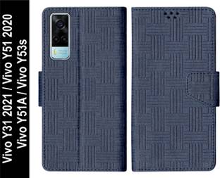 SBMS Flip Cover for Vivo Y51A / Vivo Y31 2021 / Vivo Y51 2020 / Vivo Y53s