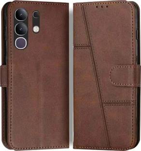 FoneShield Flip Cover for vivo T4x 5G, |Premium Leather| Built-in Stand| Card Slots & Wallet