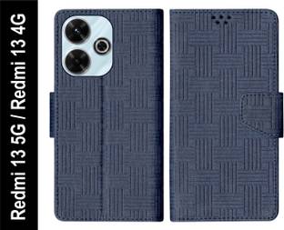SBMS Flip Cover for Redmi 13 5G / Redmi 13 4G