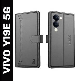 AIBEX Flip Cover for Vivo T4 Lite 5G / iQOO Z10 Lite 5G / Vivo Y19 5G / Vivo Y19e|Premium Leather Finish