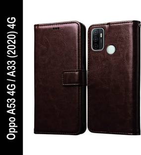 Casotec Flip Cover for Oppo A53, Oppo A33 (2020)