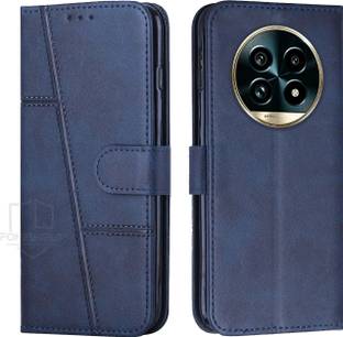 FoneShield Flip Cover for Realme 14 Pro Lite / Realme 13 Pro 5G / Realme 13 Pro Plus 5G|Premium Leather Finish