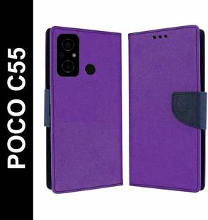 Wristlet Flip Cover for POCO C55