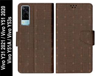 SBMS Flip Cover for Vivo Y51A / Vivo Y31 2021 / Vivo Y51 2020 / Vivo Y53s