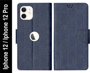 SBMS Flip Cover for Apple Iphone 12 / Iphone 12 Pro Back Cover Case with Magnatic Closure