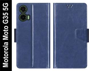 SBMS Flip Cover for Motorola Moto G35 5G Back Cover Case with Magnatic Closure