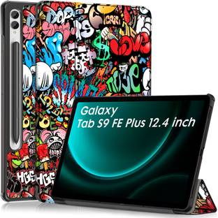 Robustrion Flip Cover for Samsung Galaxy Tab S9 FE Plus 12.4 inch