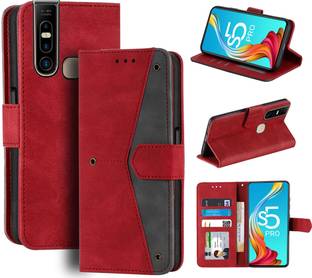 Unistuff Flip Cover for Infinix S5 Pro